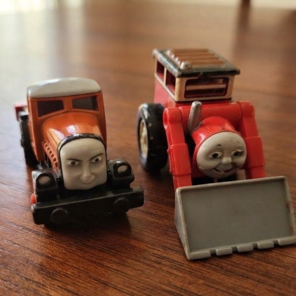 VTG Thomas & Friends Take Along Jack and Monty Diecast Magnetic Vehicles